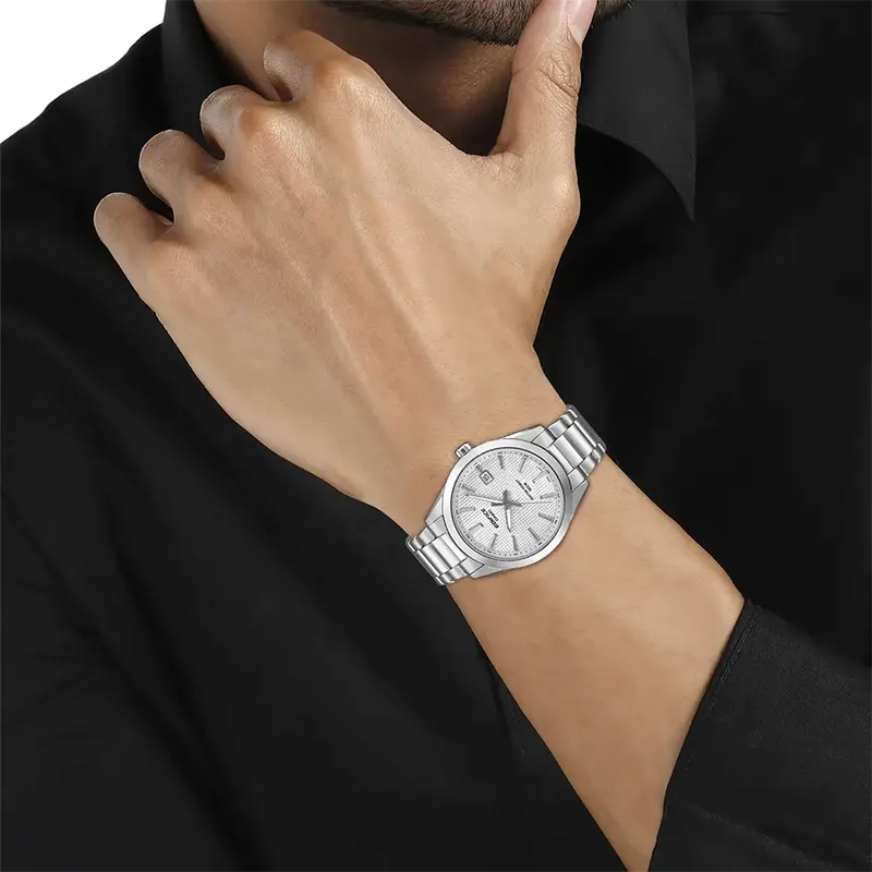 Edifice Motorsports White Dial Men's Watch- EFV-160D-7AV